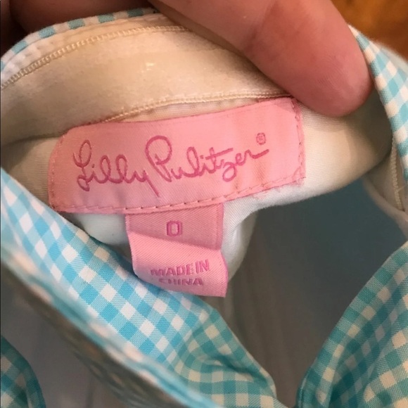 Lilly Pulitzer Gingham Dress - Picture 3 of 6